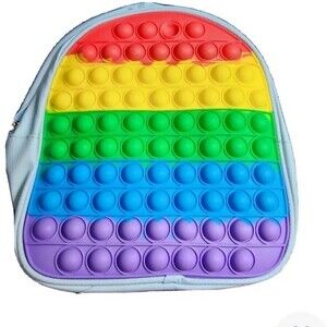 Backpack and Push Pop Kids Toy Bubble Special Needs  Fidget Autism